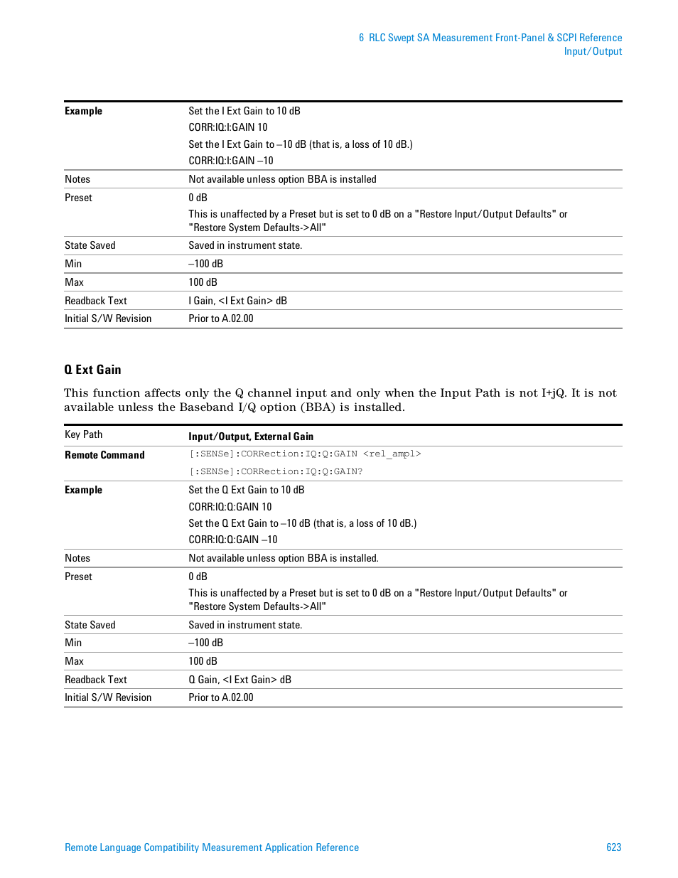 Agilent Technologies Signal Analyzer N9030a User Manual | Page 623 / 1466