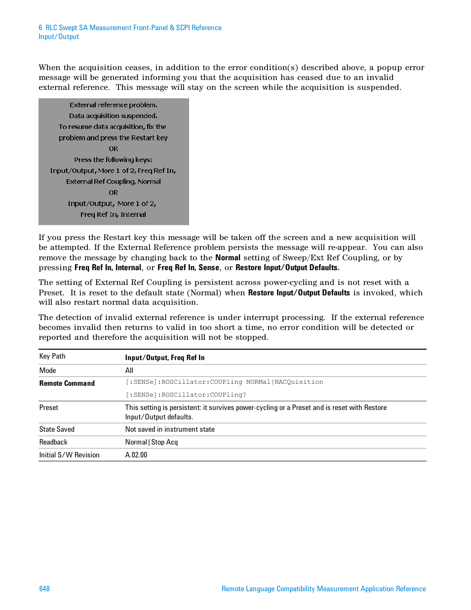 Agilent Technologies Signal Analyzer N9030a User Manual | Page 648 / 1466