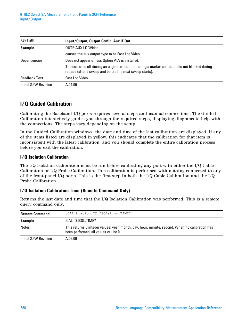 I/q guided calibration | Agilent Technologies Signal Analyzer N9030a User Manual | Page 666 / 1466