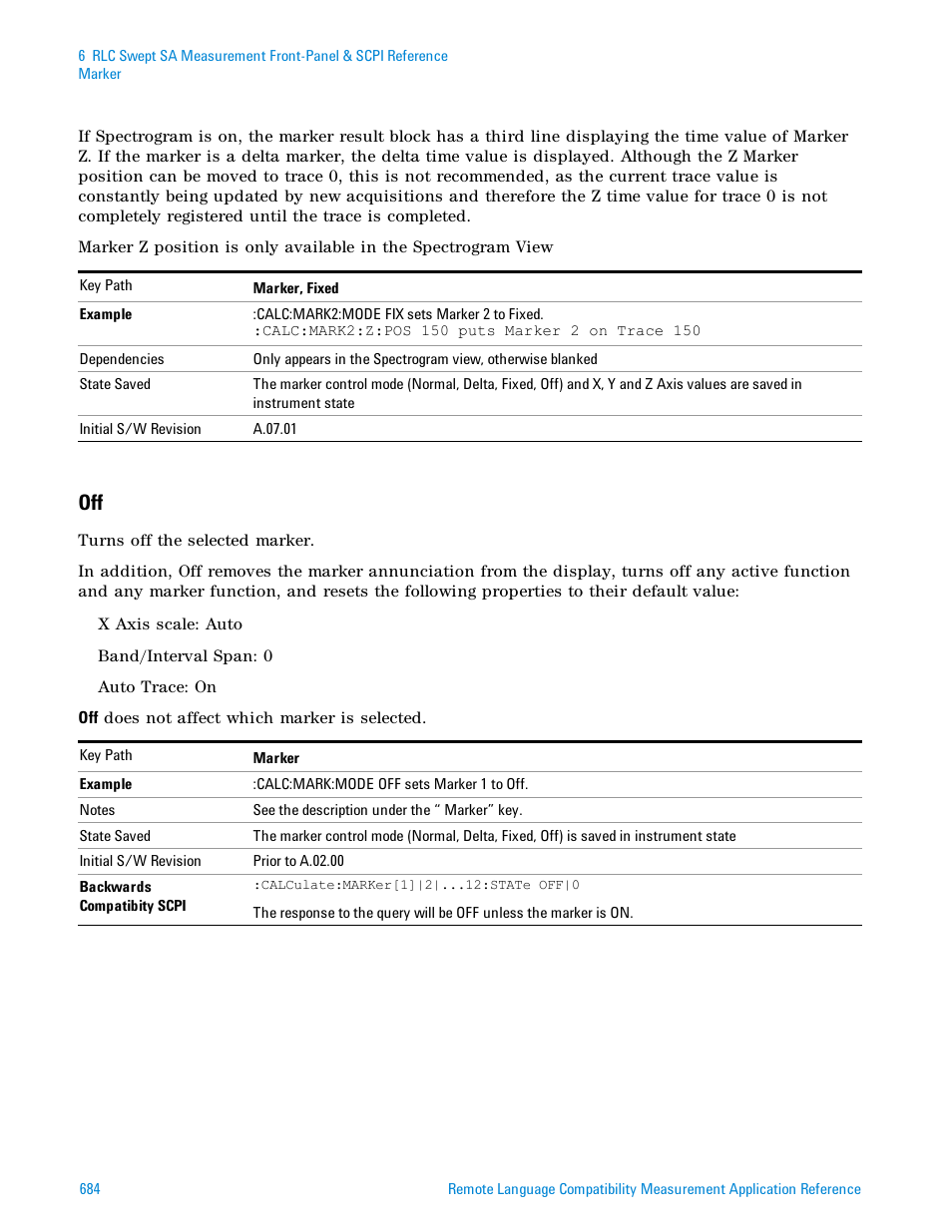 Agilent Technologies Signal Analyzer N9030a User Manual | Page 684 / 1466