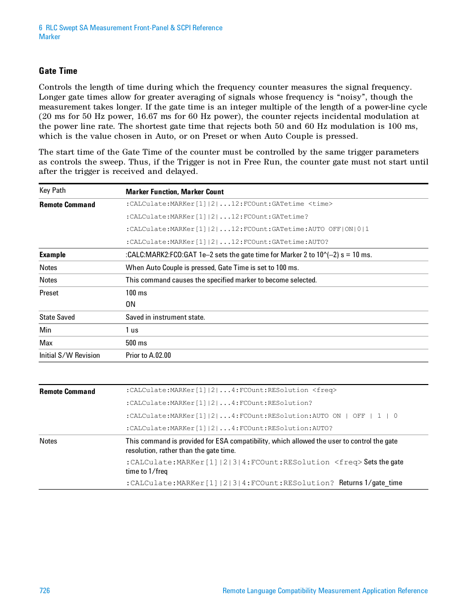 Agilent Technologies Signal Analyzer N9030a User Manual | Page 726 / 1466