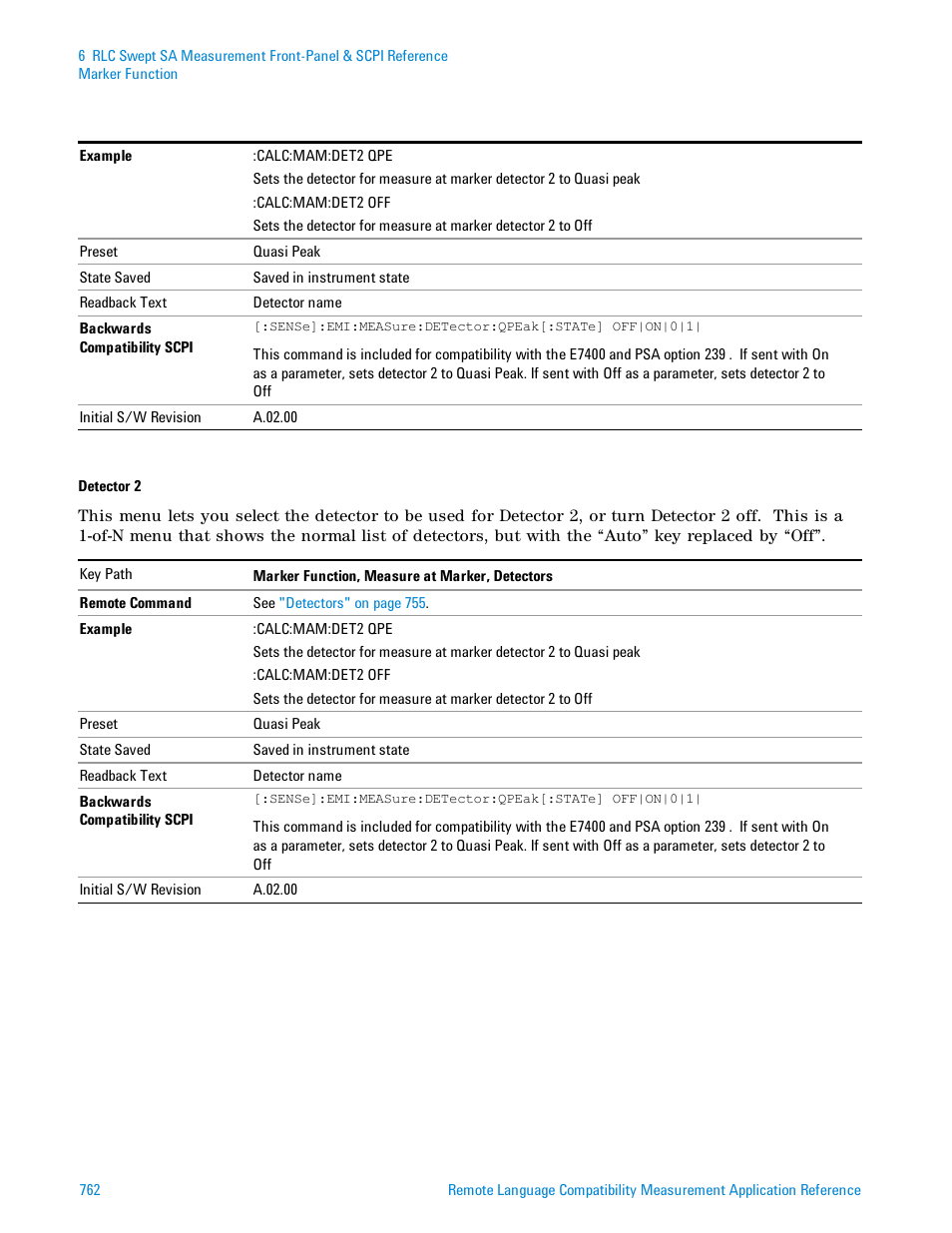 Agilent Technologies Signal Analyzer N9030a User Manual | Page 762 / 1466