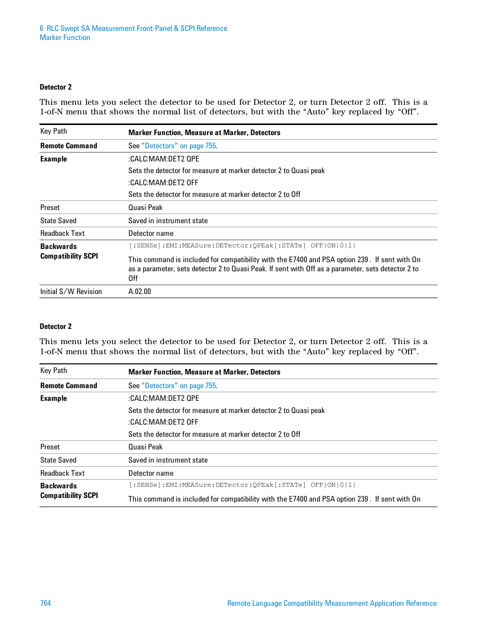 Agilent Technologies Signal Analyzer N9030a User Manual | Page 764 / 1466