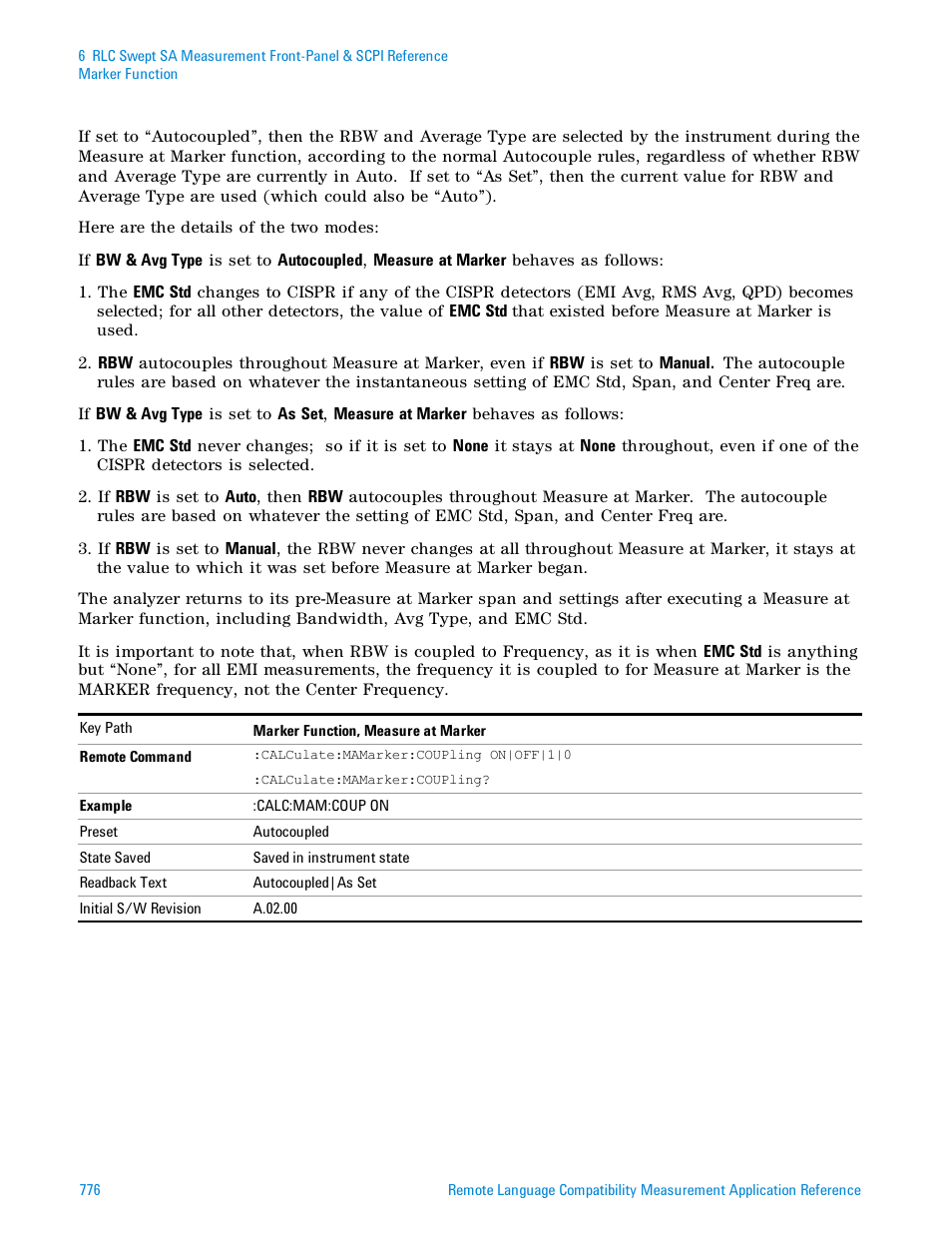 Agilent Technologies Signal Analyzer N9030a User Manual | Page 776 / 1466