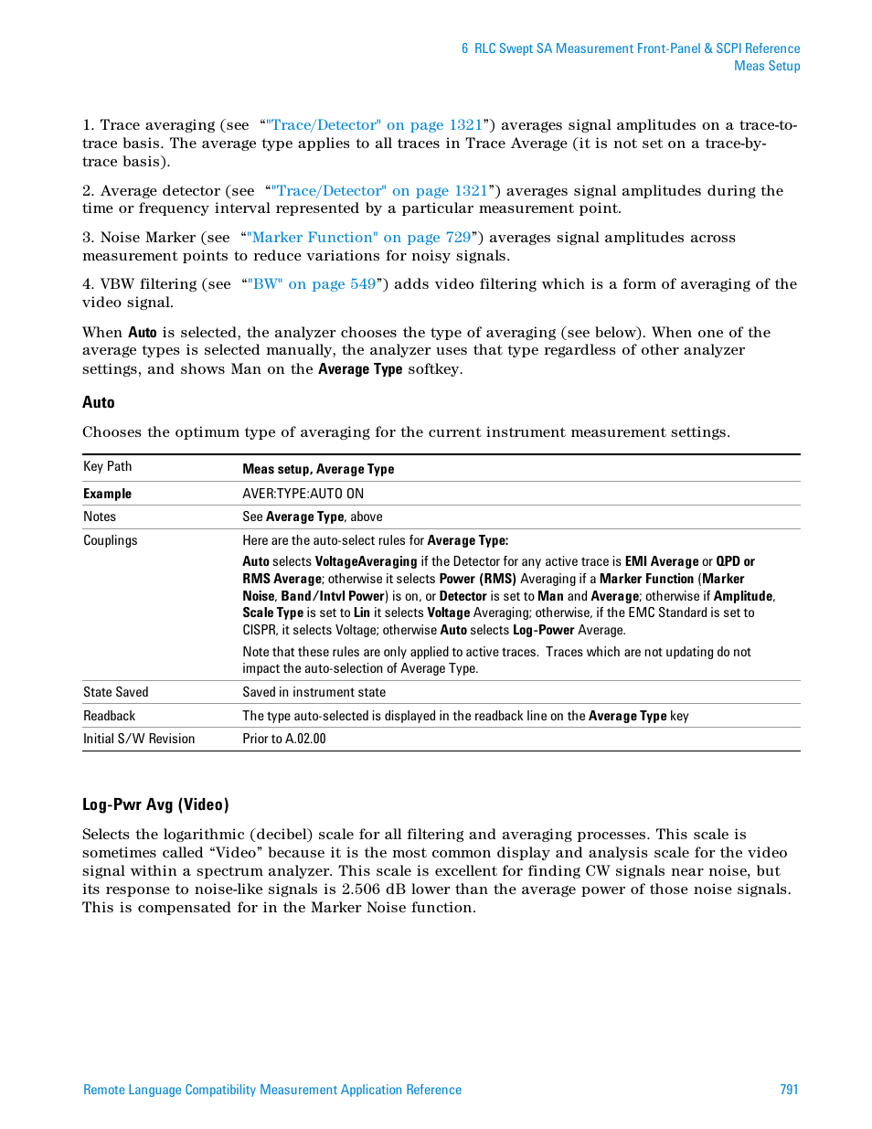 Agilent Technologies Signal Analyzer N9030a User Manual | Page 791 / 1466