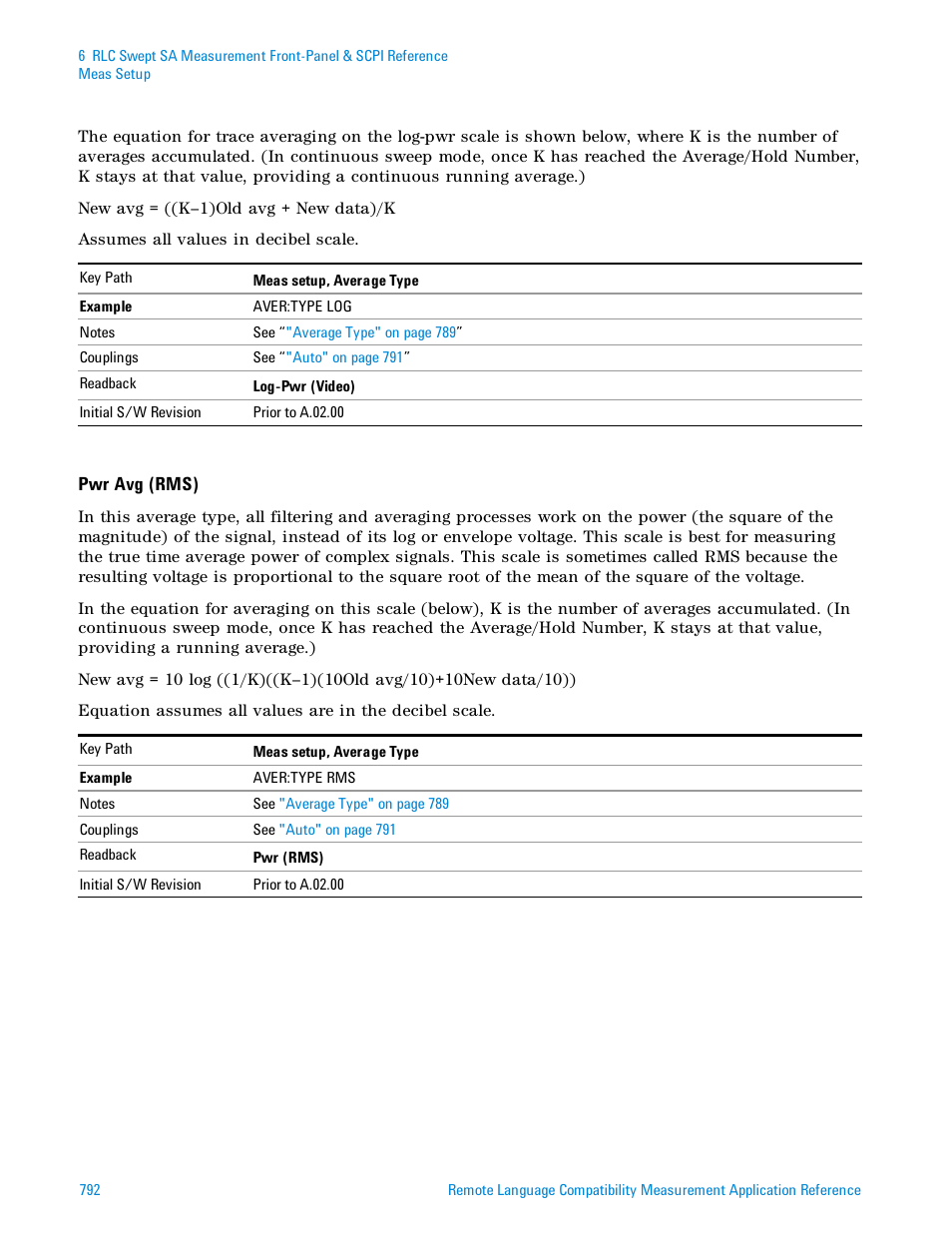 Agilent Technologies Signal Analyzer N9030a User Manual | Page 792 / 1466