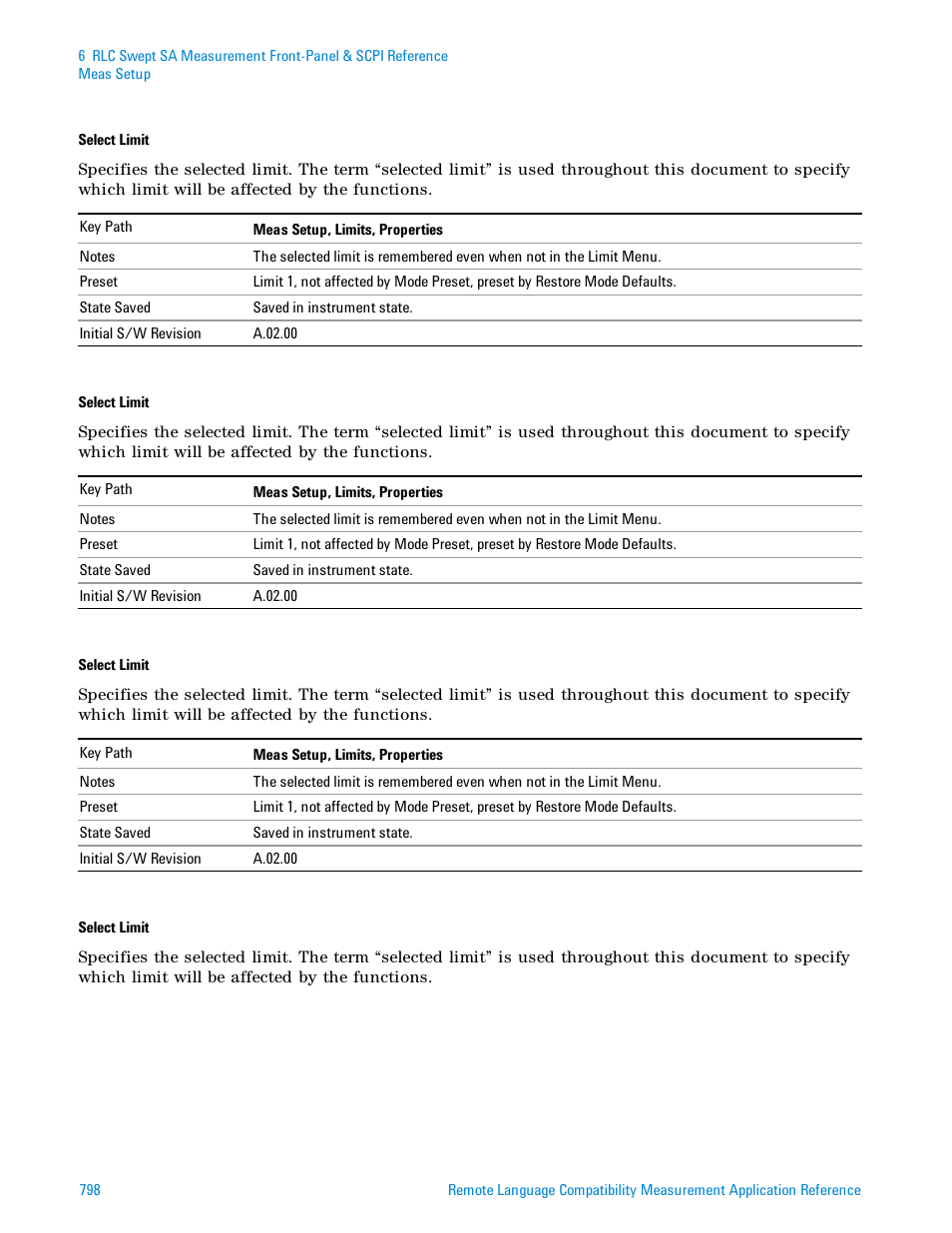 Agilent Technologies Signal Analyzer N9030a User Manual | Page 798 / 1466