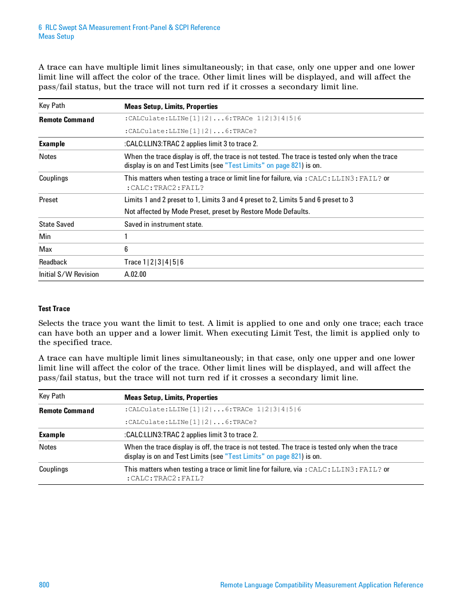 Agilent Technologies Signal Analyzer N9030a User Manual | Page 800 / 1466