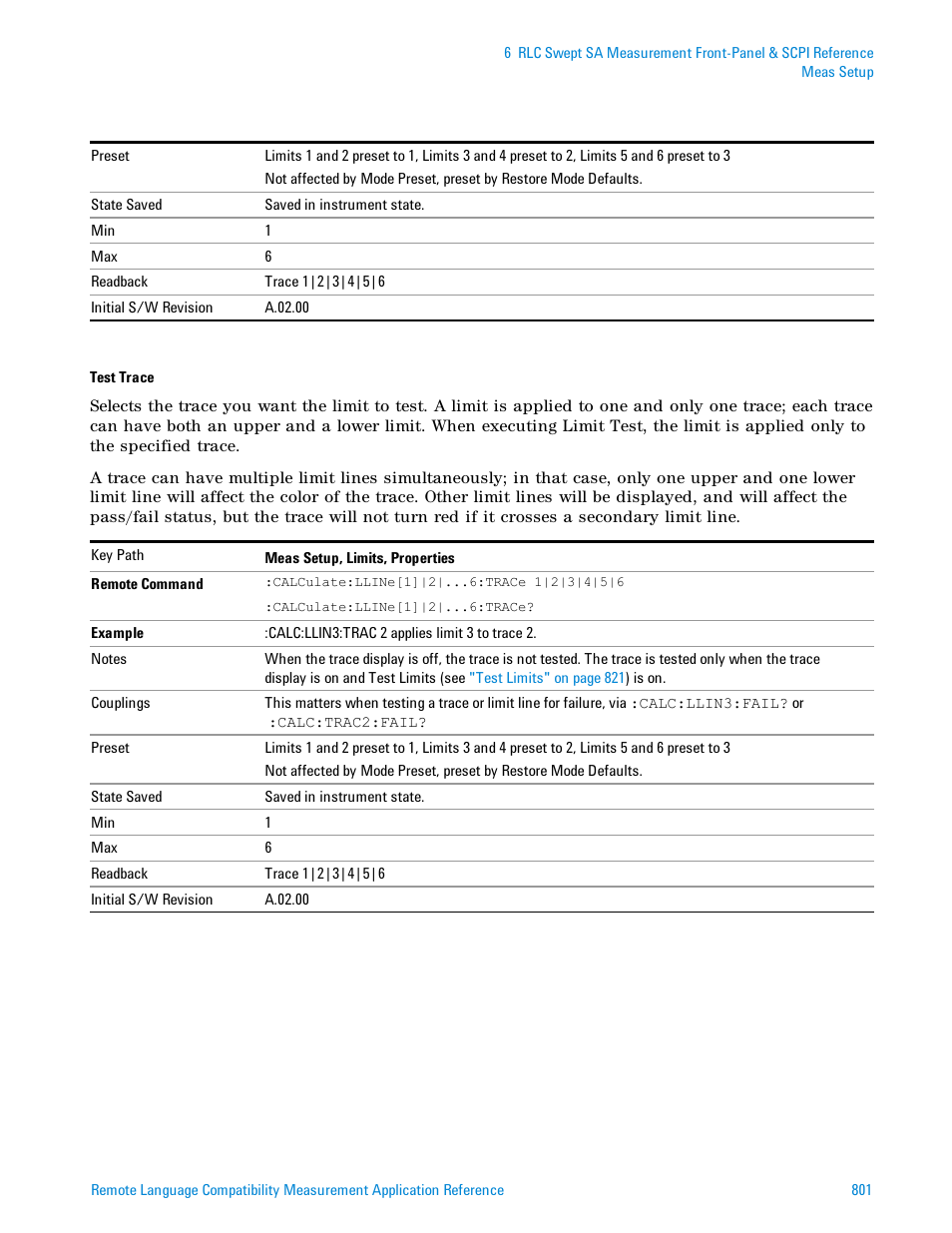 Agilent Technologies Signal Analyzer N9030a User Manual | Page 801 / 1466