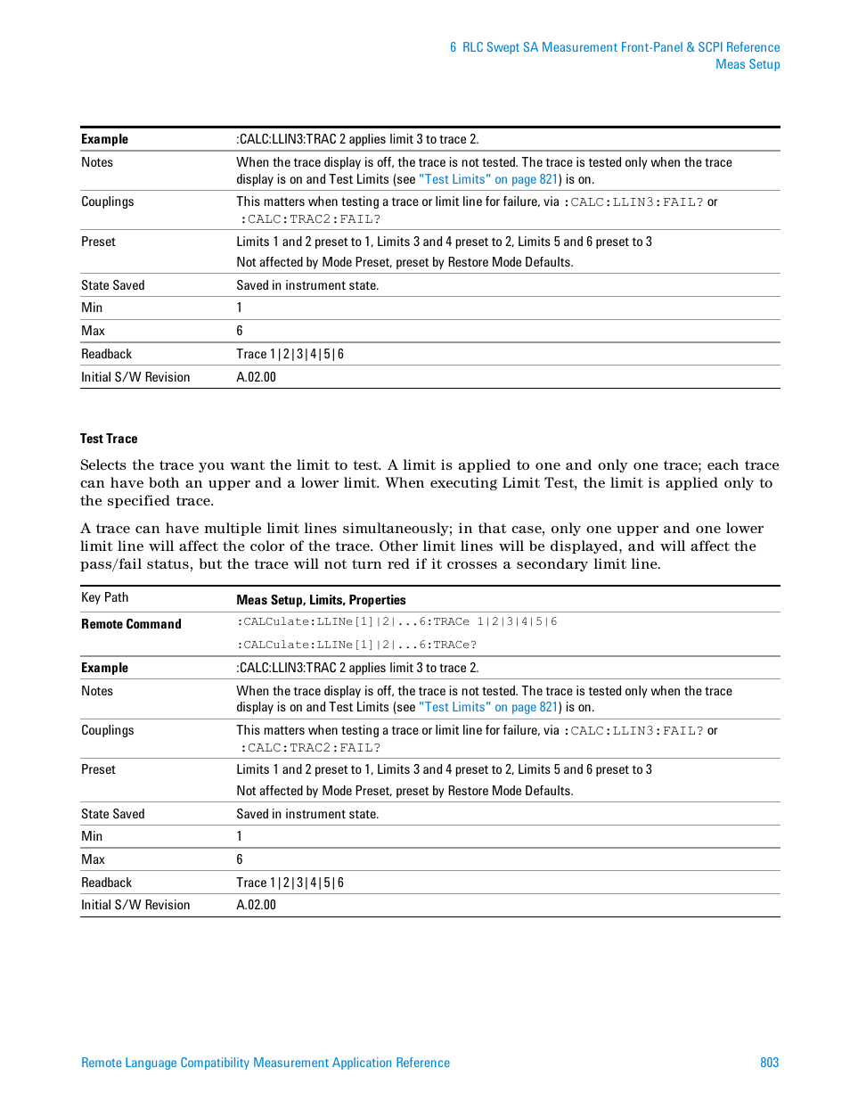 Agilent Technologies Signal Analyzer N9030a User Manual | Page 803 / 1466