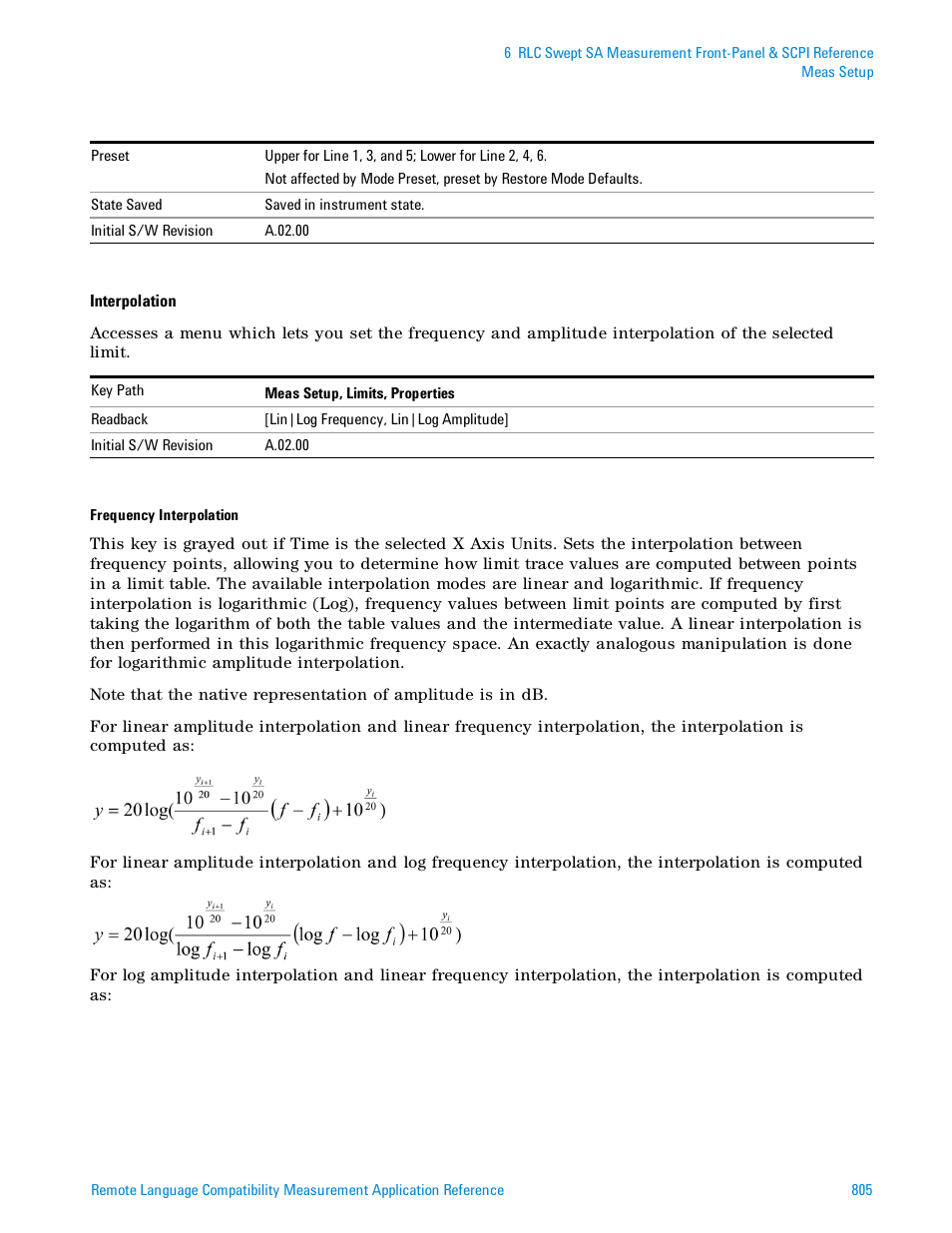 Agilent Technologies Signal Analyzer N9030a User Manual | Page 805 / 1466