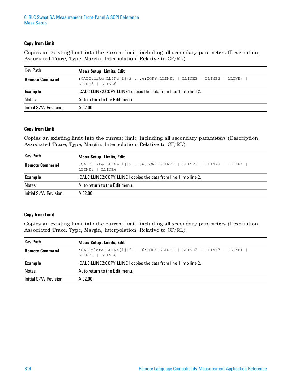 Agilent Technologies Signal Analyzer N9030a User Manual | Page 814 / 1466