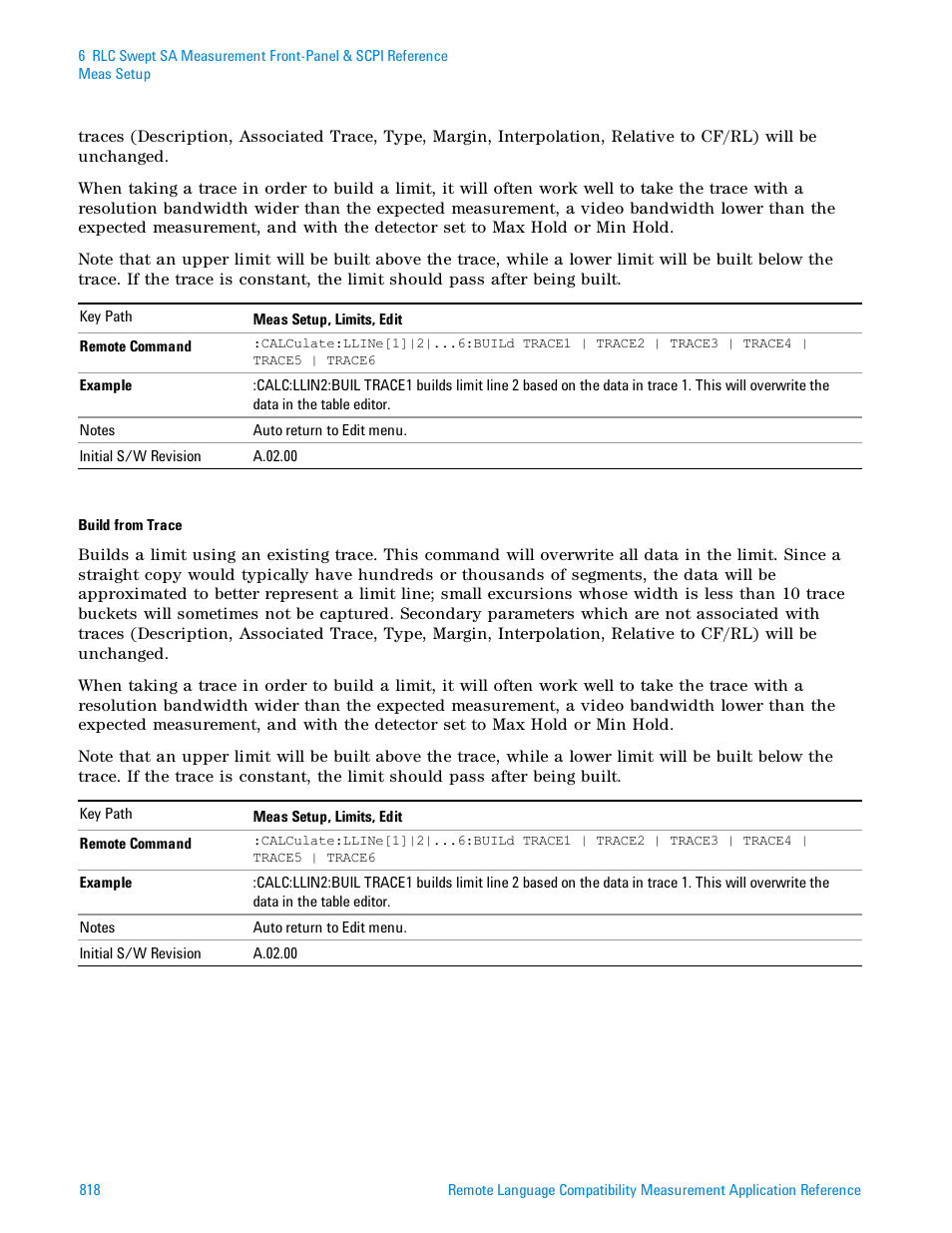 Agilent Technologies Signal Analyzer N9030a User Manual | Page 818 / 1466