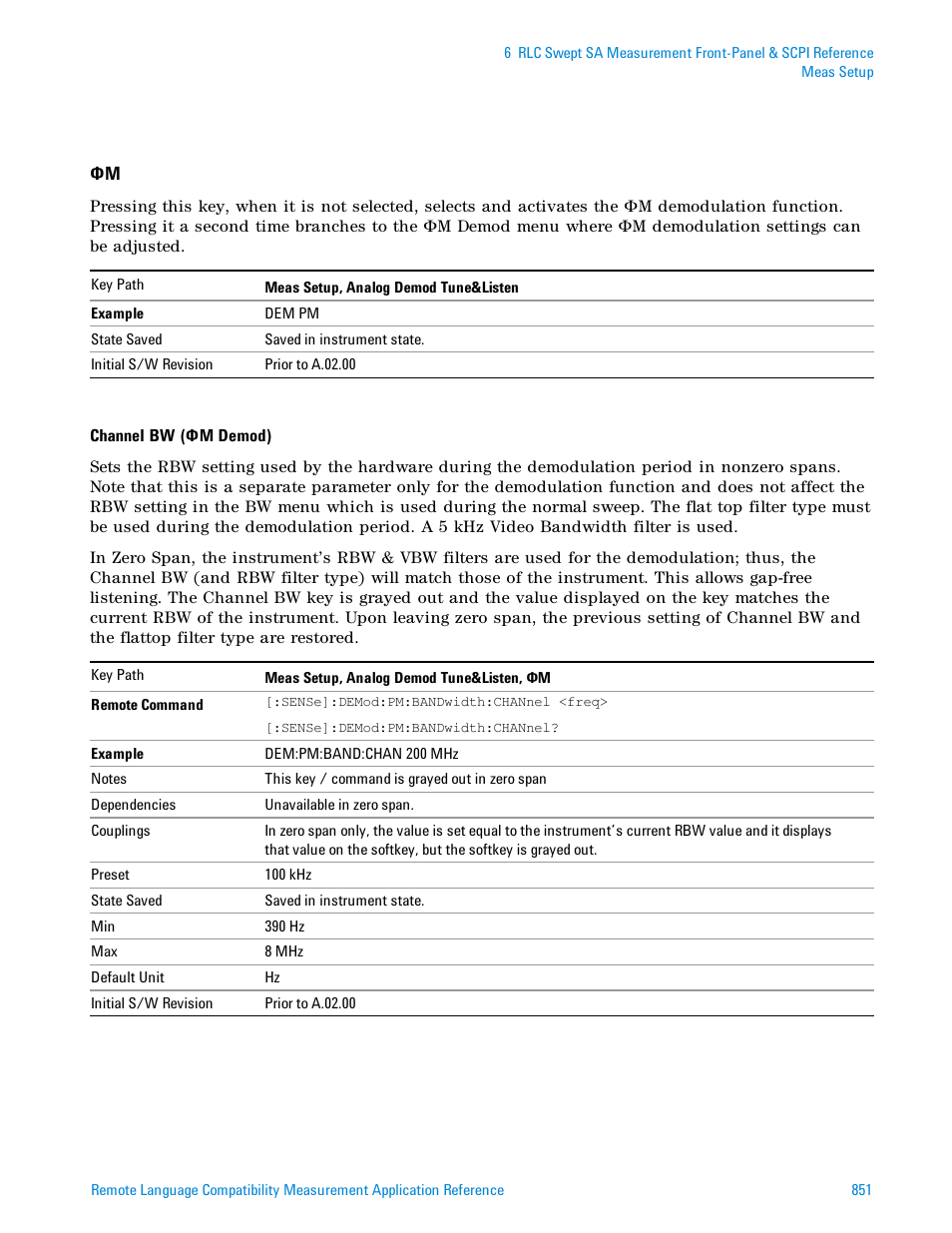 Agilent Technologies Signal Analyzer N9030a User Manual | Page 851 / 1466