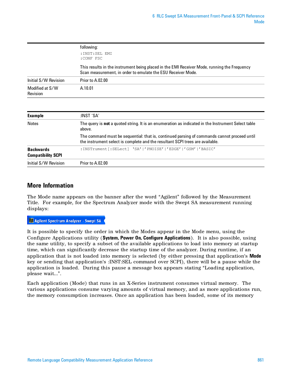 More information | Agilent Technologies Signal Analyzer N9030a User Manual | Page 861 / 1466