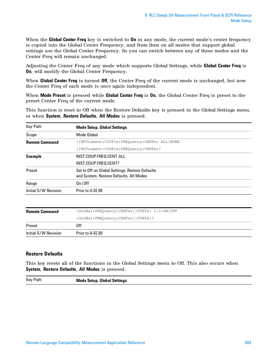 Agilent Technologies Signal Analyzer N9030a User Manual | Page 893 / 1466