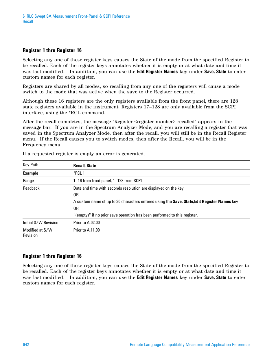 Agilent Technologies Signal Analyzer N9030a User Manual | Page 942 / 1466