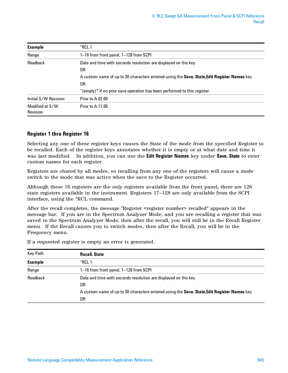 Agilent Technologies Signal Analyzer N9030a User Manual | Page 945 / 1466