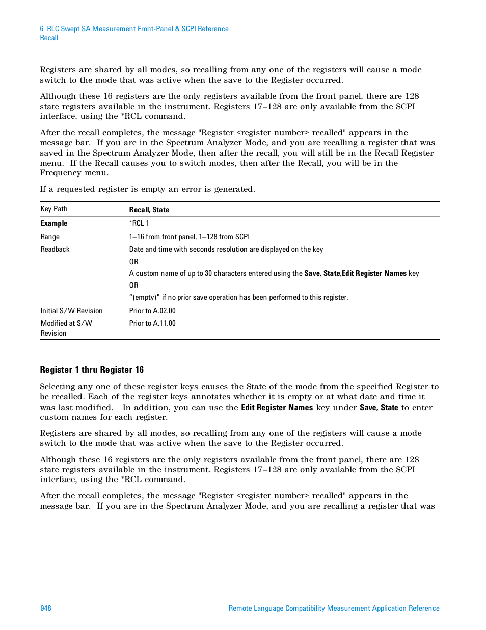 Agilent Technologies Signal Analyzer N9030a User Manual | Page 948 / 1466