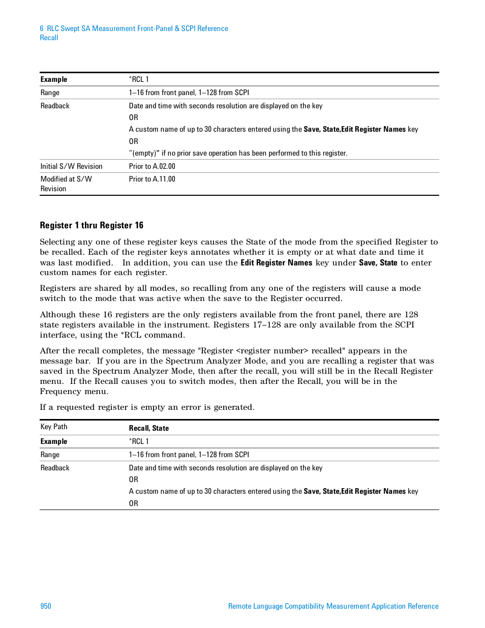 Agilent Technologies Signal Analyzer N9030a User Manual | Page 950 / 1466