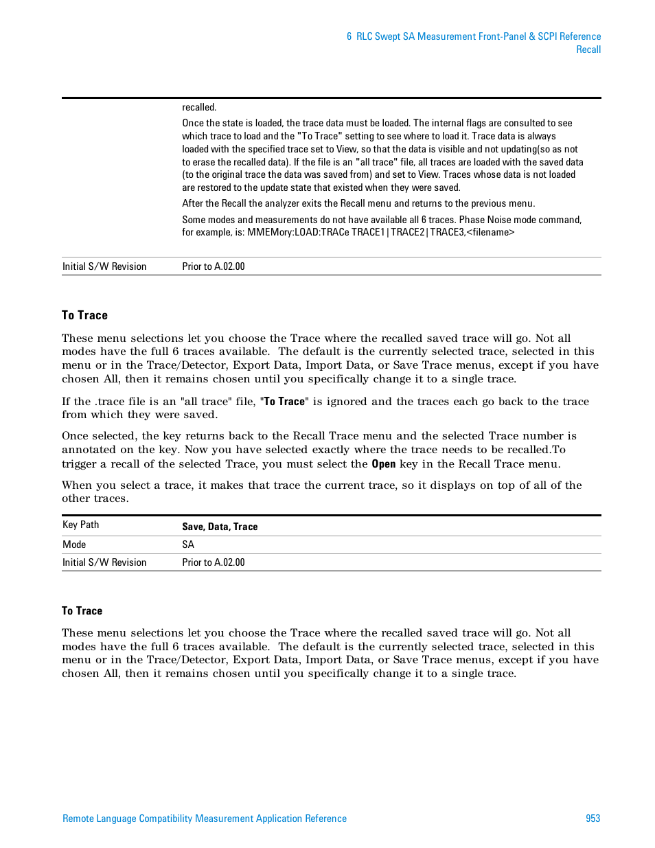 Agilent Technologies Signal Analyzer N9030a User Manual | Page 953 / 1466