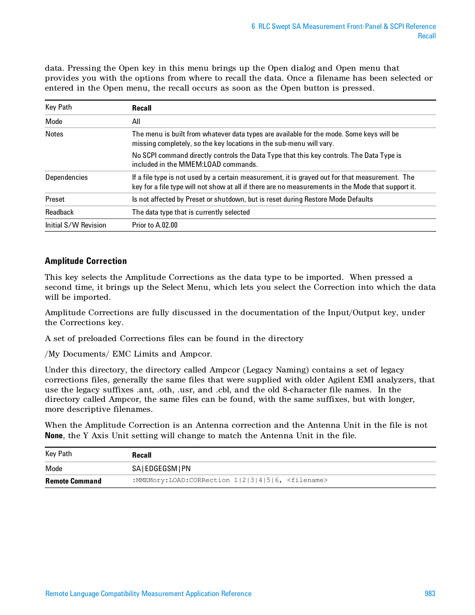 Agilent Technologies Signal Analyzer N9030a User Manual | Page 983 / 1466