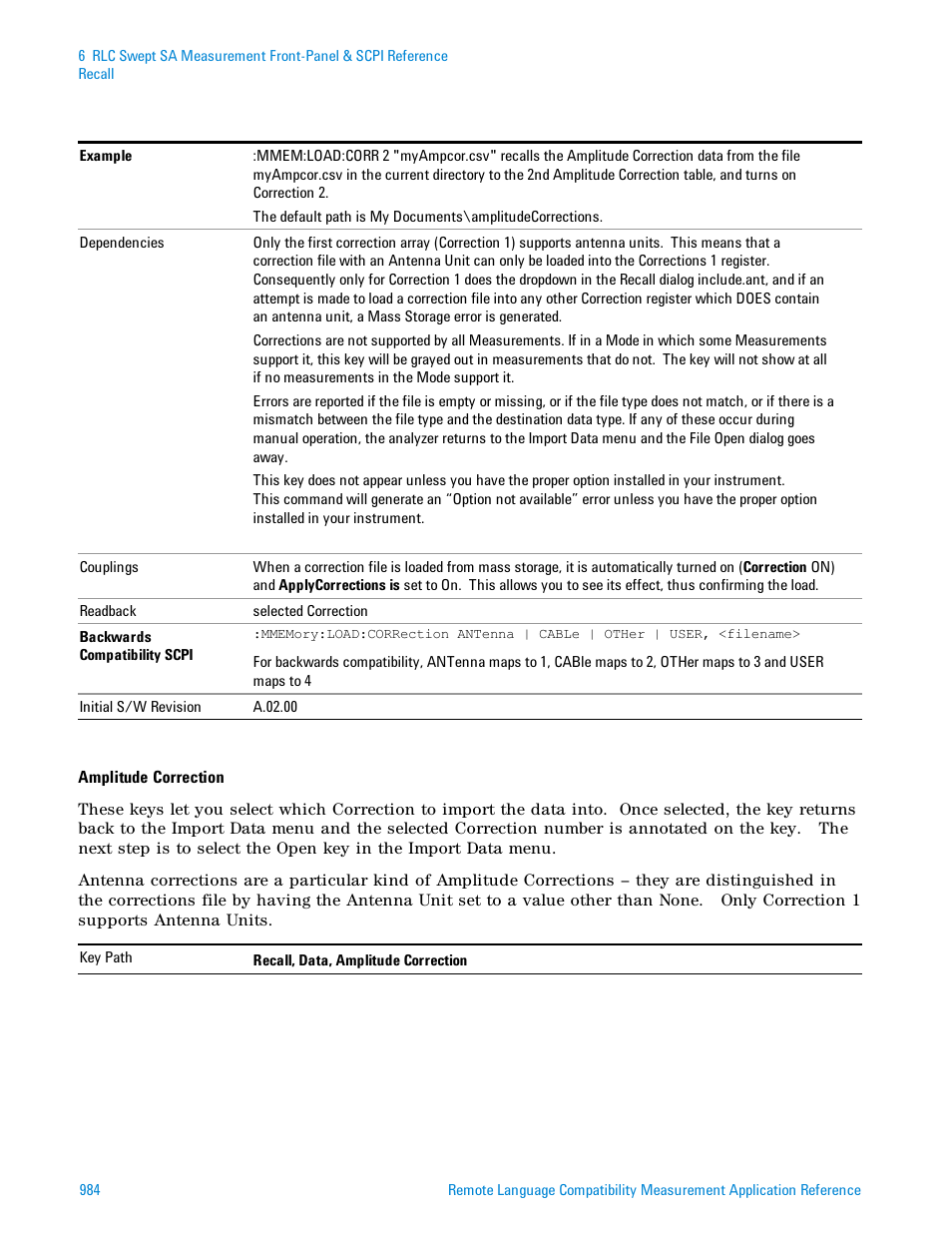 Agilent Technologies Signal Analyzer N9030a User Manual | Page 984 / 1466