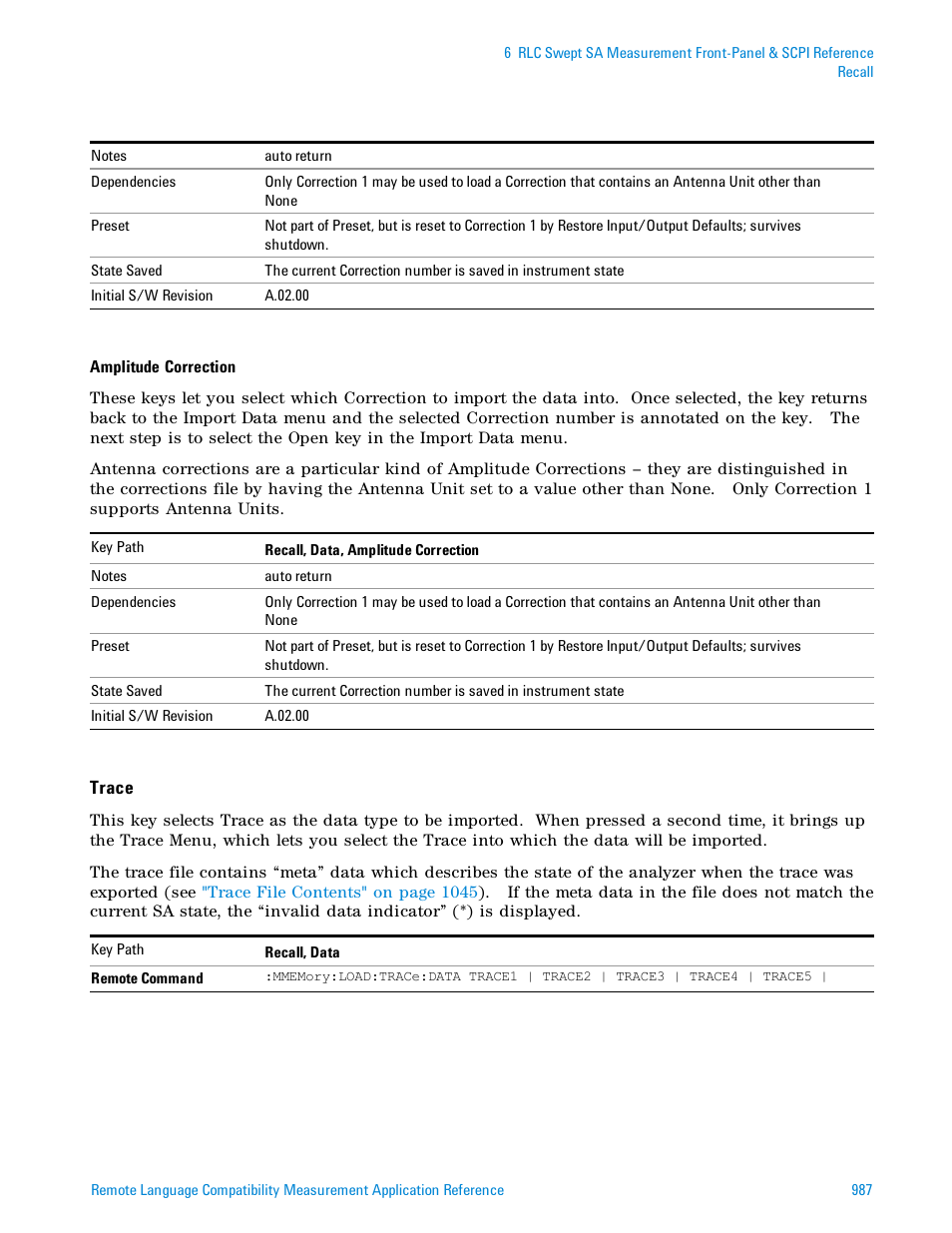 Agilent Technologies Signal Analyzer N9030a User Manual | Page 987 / 1466