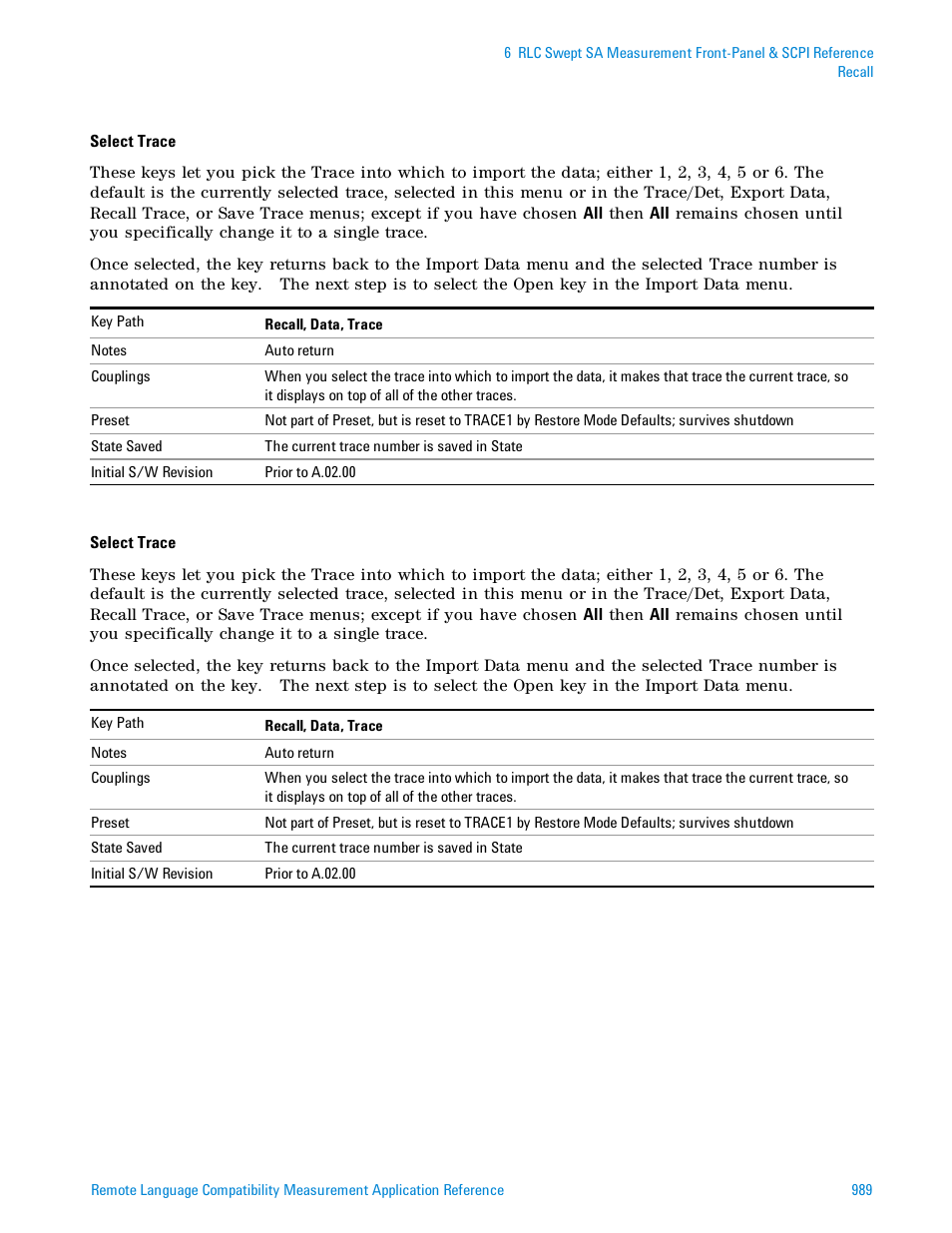 Agilent Technologies Signal Analyzer N9030a User Manual | Page 989 / 1466