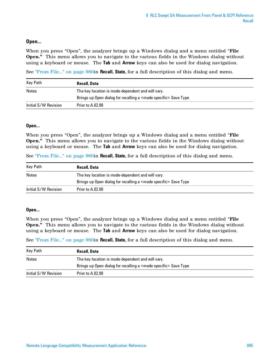 Agilent Technologies Signal Analyzer N9030a User Manual | Page 995 / 1466