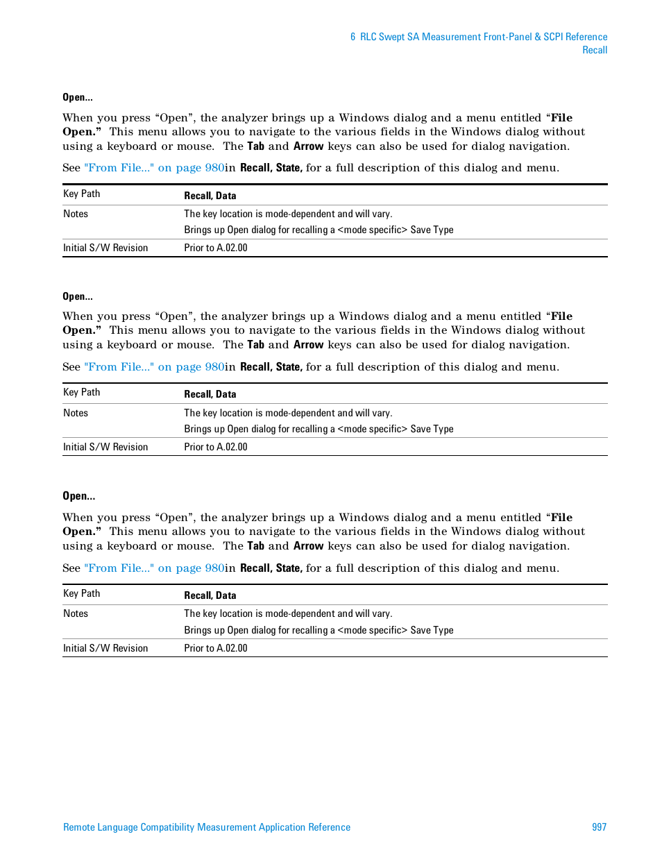 Agilent Technologies Signal Analyzer N9030a User Manual | Page 997 / 1466