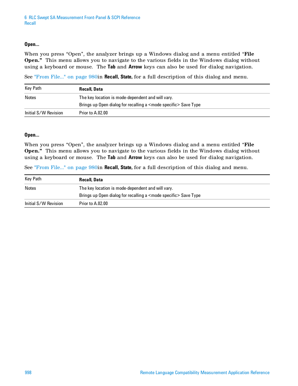 Agilent Technologies Signal Analyzer N9030a User Manual | Page 998 / 1466