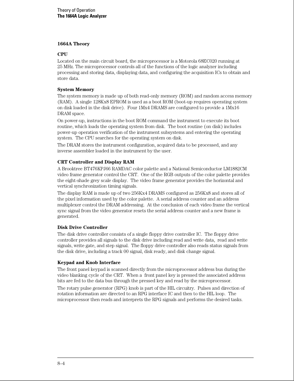 Agilent Technologies 01664-97005 User Manual | Page 146 / 164