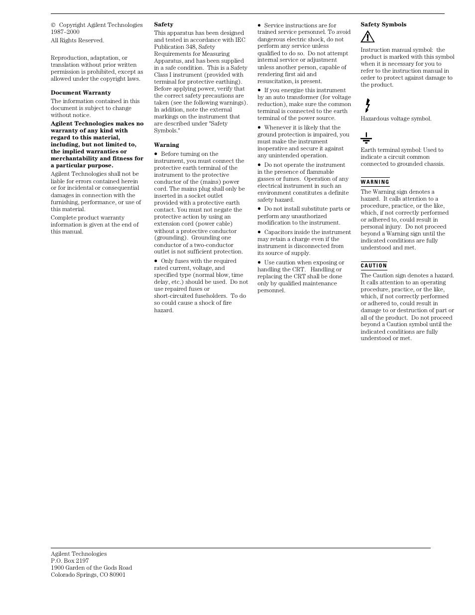 Agilent Technologies 01664-97005 User Manual | Page 163 / 164