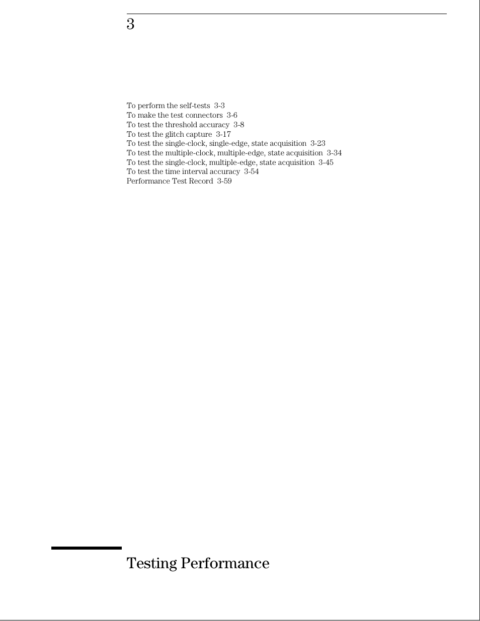 Testing performance | Agilent Technologies 01664-97005 User Manual | Page 23 / 164