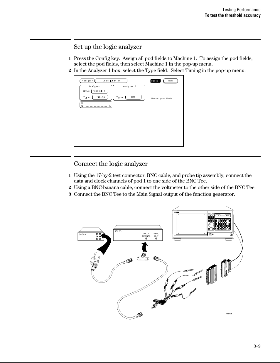 Set up the logic analyzer, Connect the logic analyzer | Agilent Technologies 01664-97005 User Manual | Page 31 / 164