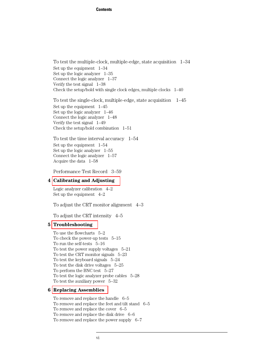 Agilent Technologies 01664-97005 User Manual | Page 6 / 164
