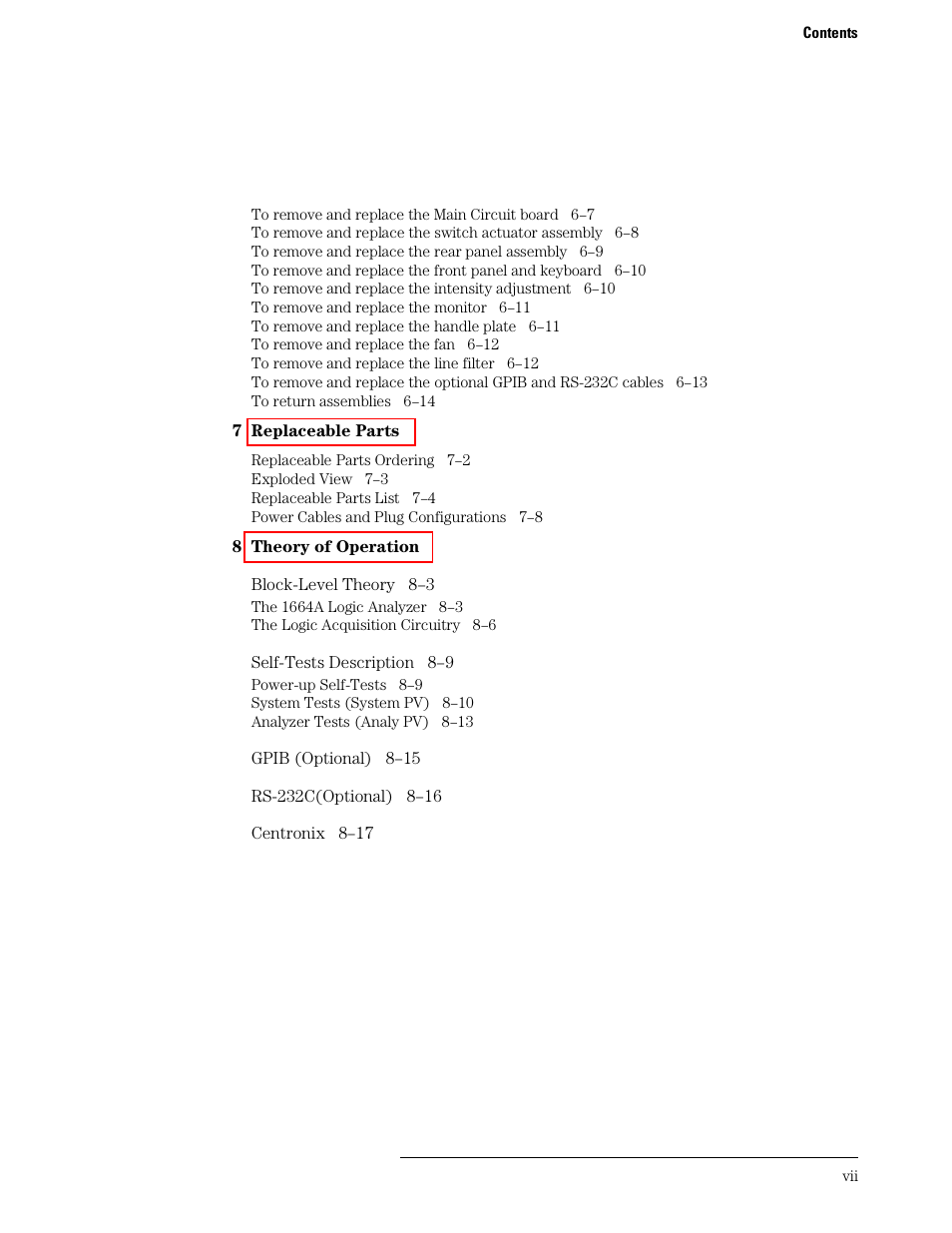 Agilent Technologies 01664-97005 User Manual | Page 7 / 164