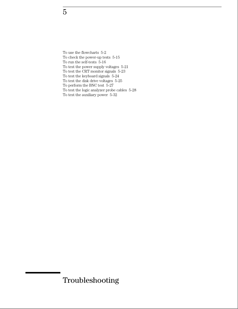 Troubleshooting | Agilent Technologies 01664-97005 User Manual | Page 89 / 164