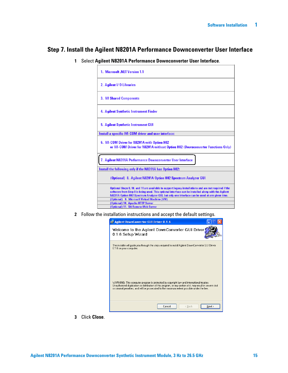 User interface | Agilent Technologies N8201A User Manual | Page 19 / 122