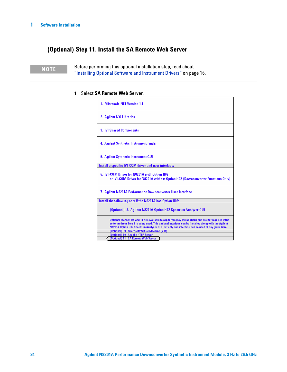 Agilent Technologies N8201A User Manual | Page 28 / 122