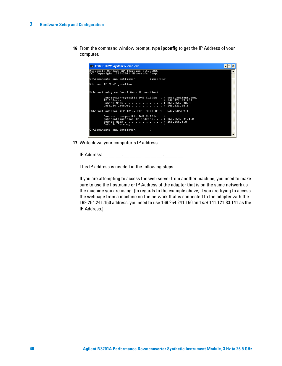 Agilent Technologies N8201A User Manual | Page 44 / 122