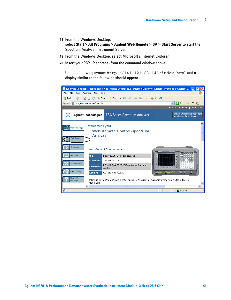 Agilent Technologies N8201A User Manual | Page 45 / 122