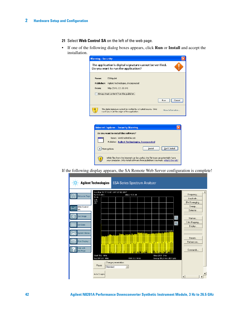 Agilent Technologies N8201A User Manual | Page 46 / 122