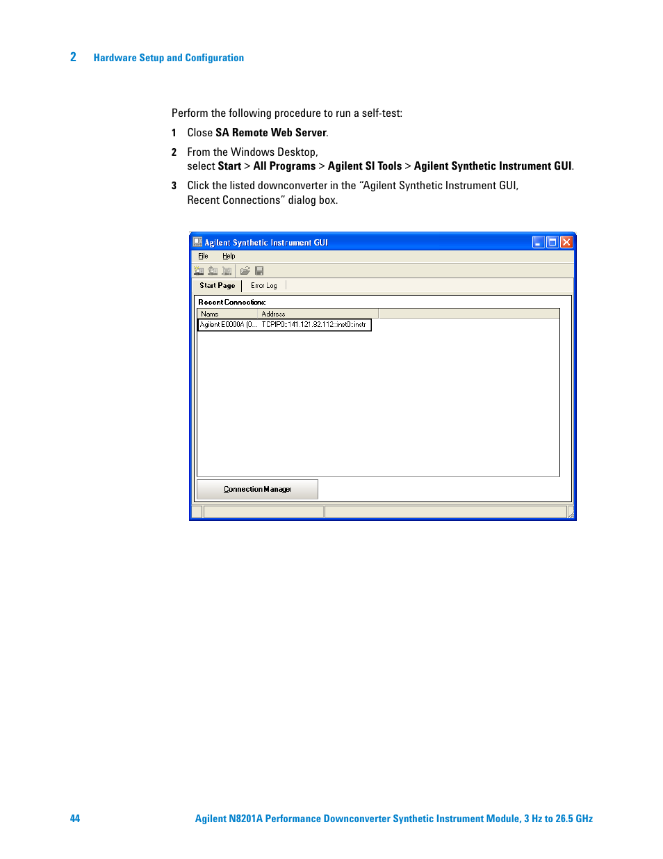 Agilent Technologies N8201A User Manual | Page 48 / 122