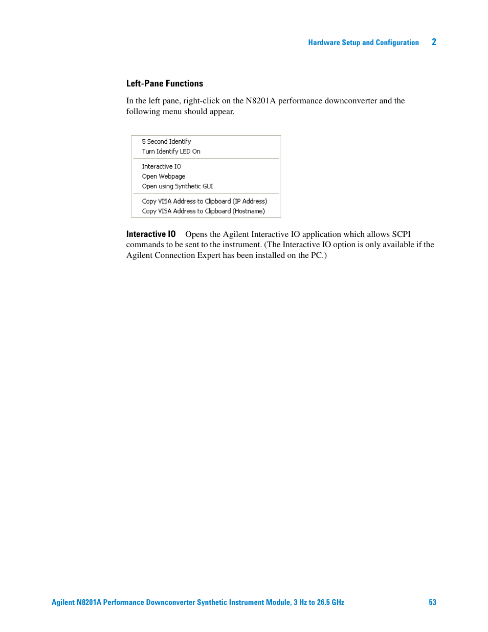 Agilent Technologies N8201A User Manual | Page 57 / 122