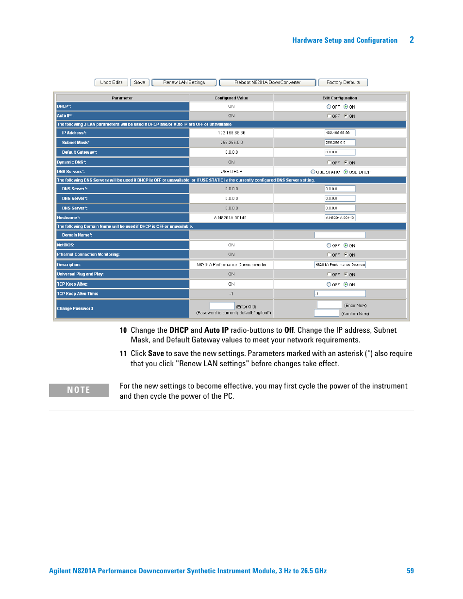 Agilent Technologies N8201A User Manual | Page 63 / 122