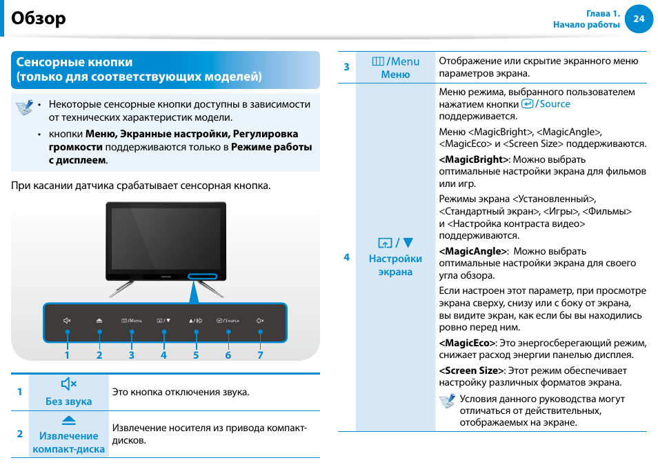 Обзор | Samsung DP500A2D User Manual | Page 25 / 140