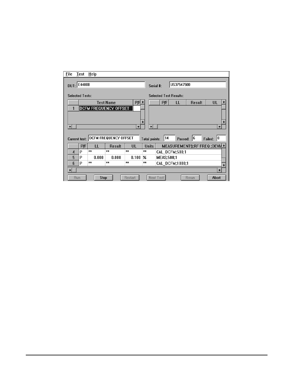 Reviewing the test and adjustment results, Reviewing the test and adjustment results -28 | Agilent Technologies E4438C User Manual | Page 38 / 140