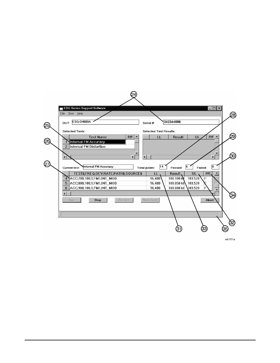 Printing results of performancetests, Exiting this service support software, Printing results of performance tests -8 | Exiting this service support software -8 | Agilent Technologies E4438C User Manual | Page 56 / 140